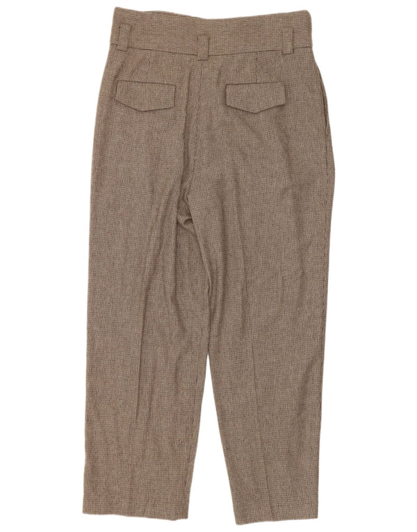 Massimo Dutti Γυναικείο Ψηλόμεσο Παντελόνι EU 40 Medium W30 L26 Καφέ