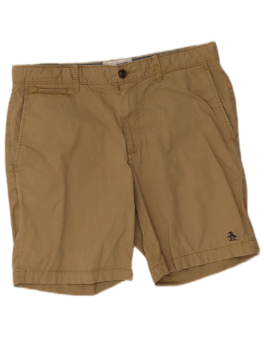 Ανδρικό σορτς Chino Penguin EU 48 Medium W32 Μπεζ βαμβακερό