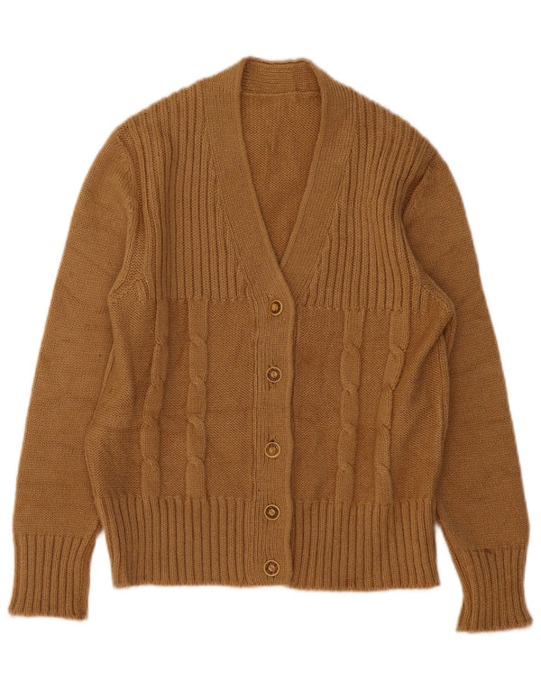 Γυναικείο πουλόβερ με ζακέτα VINTAGE UK 12 Medium Beige