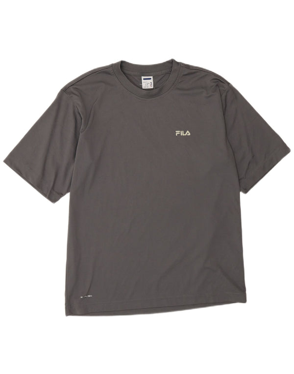 Ανδρικό T-Shirt Fila Top Small Grey Polyester