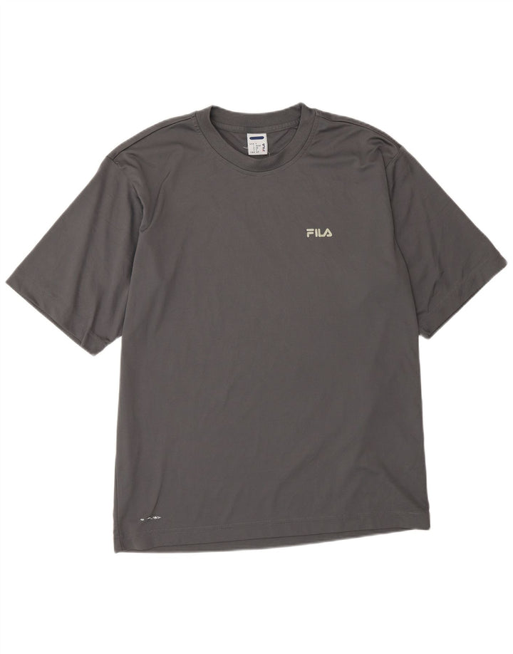 Ανδρικό T-Shirt Fila Top Small Grey Polyester