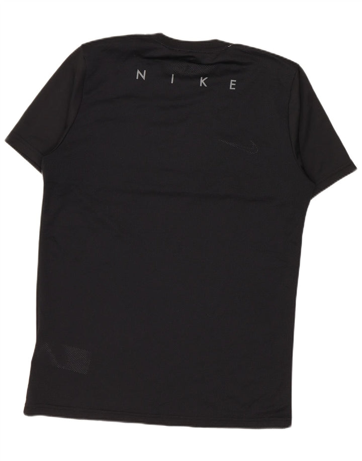 Ανδρικό T-Shirt Nike Dri Fit Τοπ μεσαίου μαύρου χρώματος πολυεστέρας