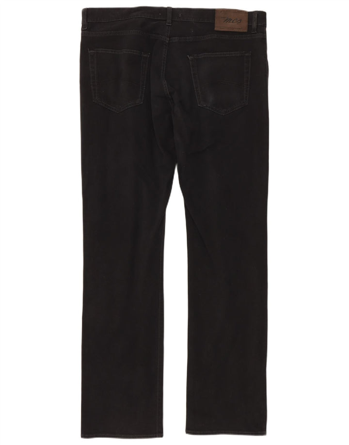 MARLBORO CLASSICS Ανδρικό τζιν με κανονική εφαρμογή ίσιο W36 L34 μαύρο βαμβακερό