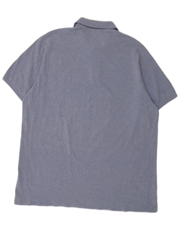 Ανδρικό πουκάμισο πόλο Lacoste 7 2XL Μπλε βαμβακερό