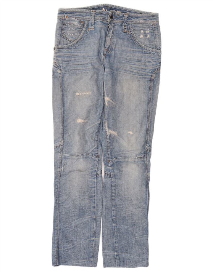 G-Star Γυναικείο Distressed Straight Jeans W30 L29 Blue