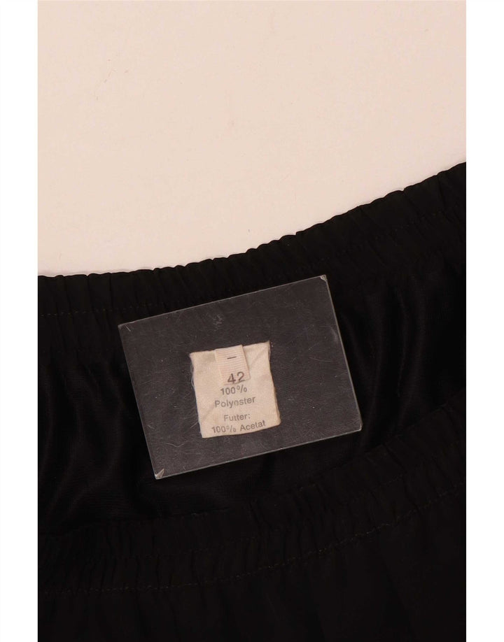 Vintage γυναικεία πλισέ φούστα EU 42 Large W34 Μαύρο Πολυεστέρας