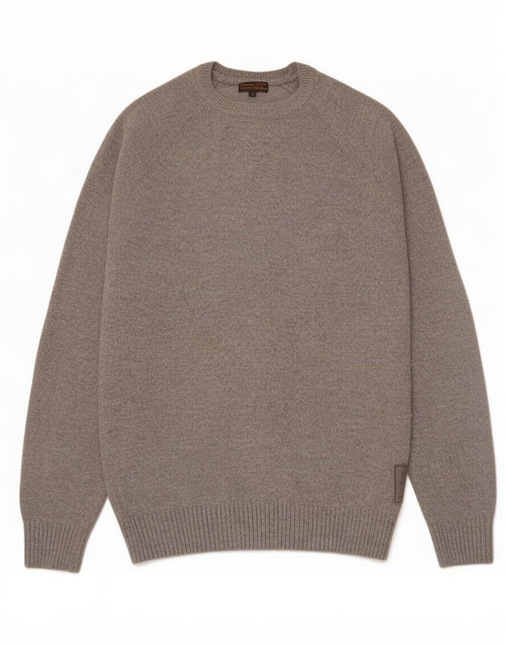 Ανδρικό πουλόβερ Barbour Boat Neck Jumper Μεγάλο Γκρι Μαλλί