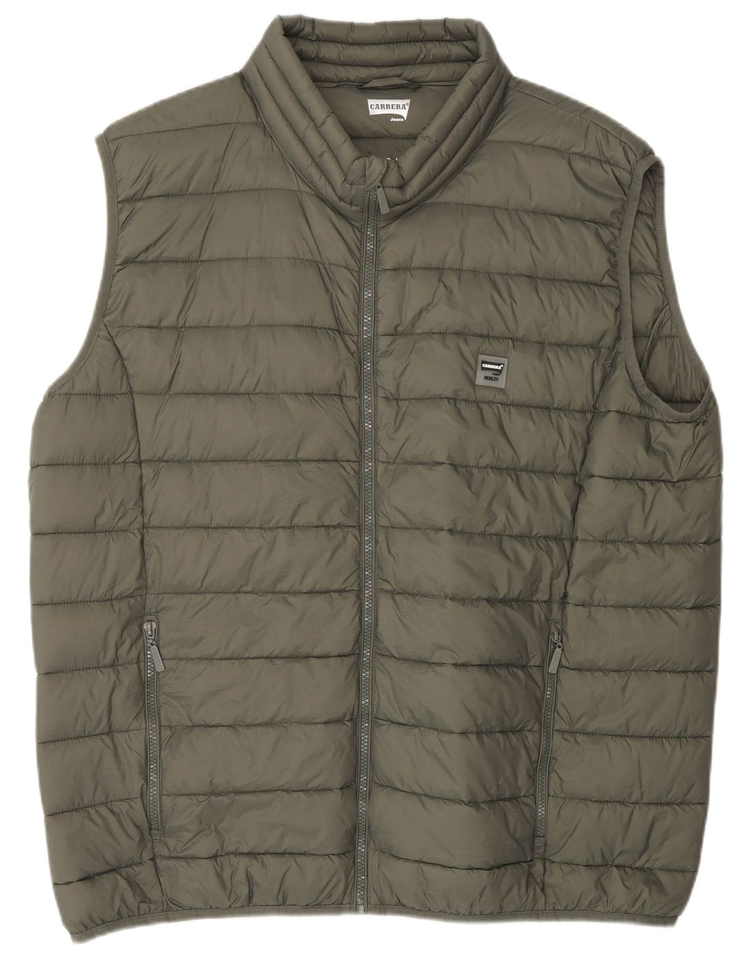 CARRERA Ανδρικό padded Gilet UK 44 2XL Khaki Polyamide