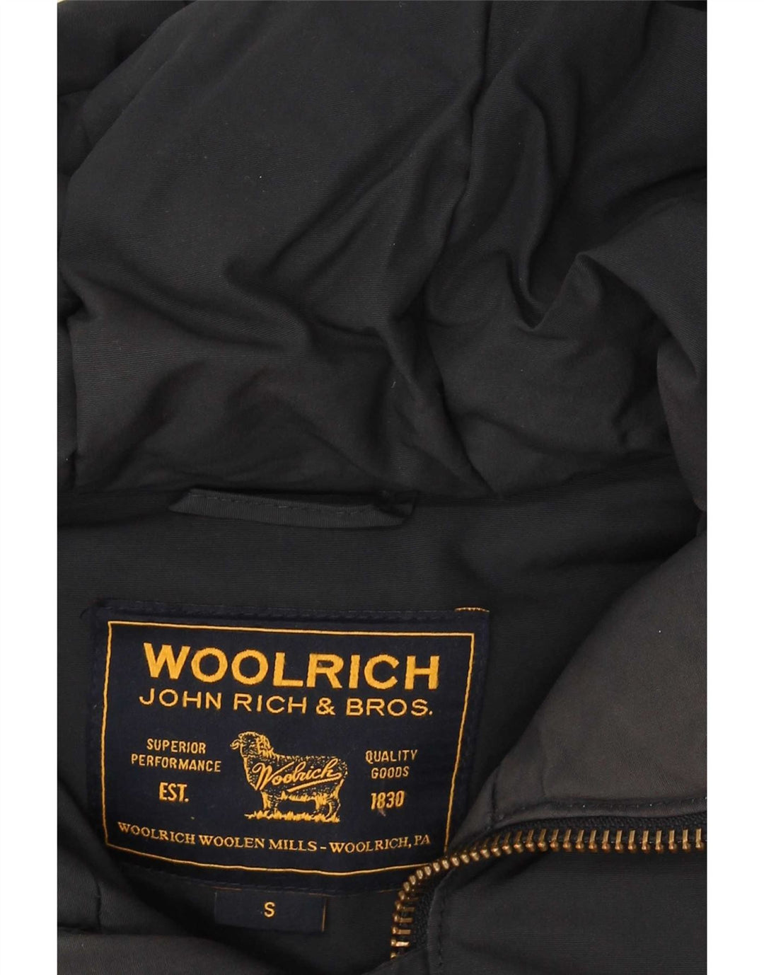 Woolrich Ανδρικό μπουφάν Parka με κουκούλα UK 36 Small Navy Blue