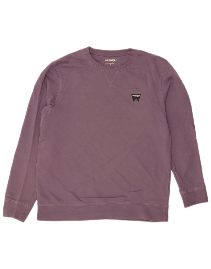 Ανδρικό φούτερ Wrangler Jumper Μεσαίο μωβ βαμβακερό