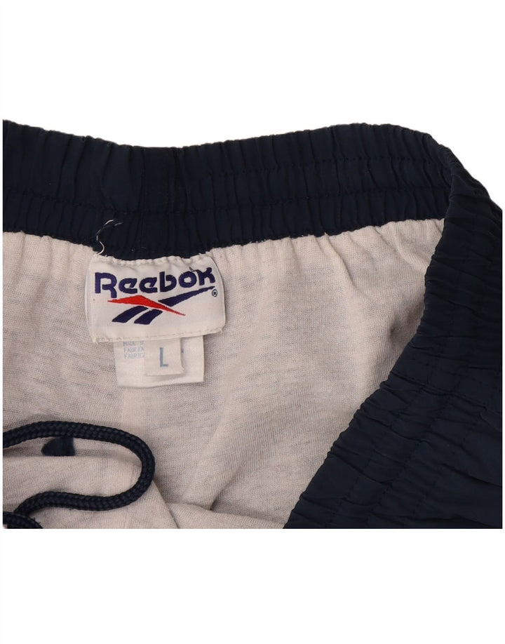 Ανδρικό αθλητικό σορτς Reebok μεγάλο Navy Blue Nylon