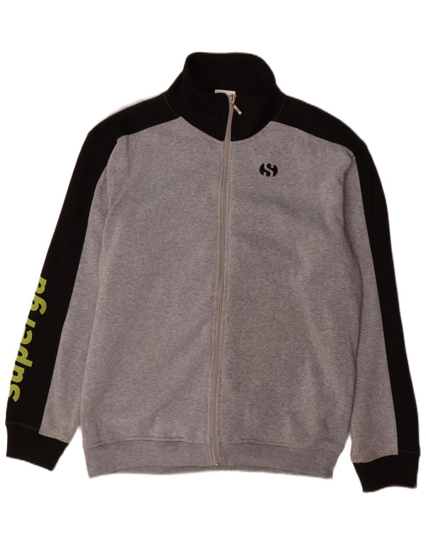 Superga Ανδρική φόρμα γραφικής φόρμας Top Jacket 2XL Grey Colourblock Polyester