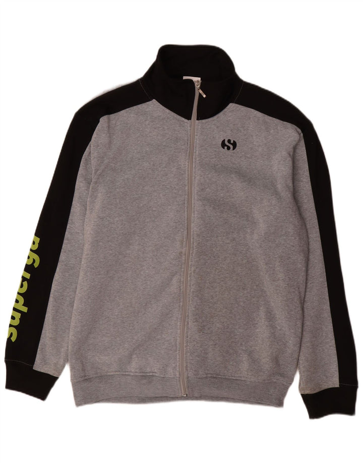 Superga Ανδρική φόρμα γραφικής φόρμας Top Jacket 2XL Grey Colourblock Polyester