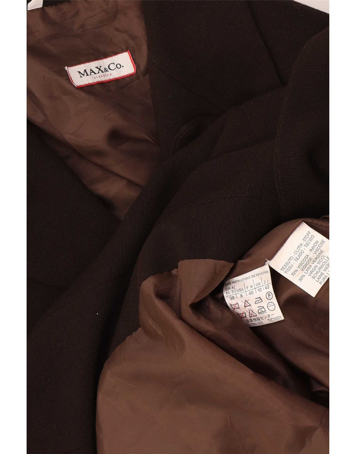 Max & Co. Γυναικείο Πανωφόρι UK 10 Small Brown Viscose