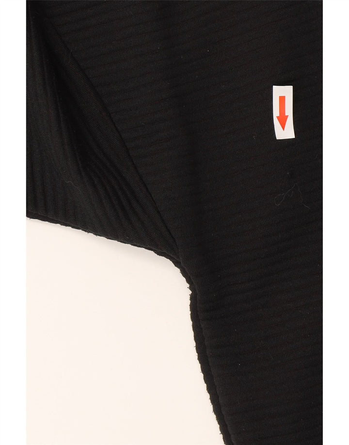 Adidas Boys Zip Hoodie πουλόβερ 13-14 ετών μαύρο πολυεστέρα