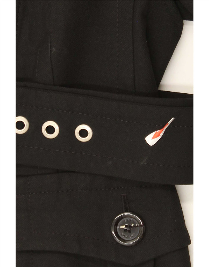 Zara Γυναικείο Biker Jacket UK 12 Medium Black Polyester