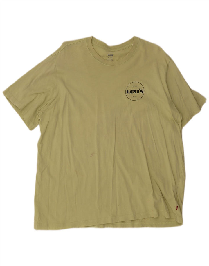 Ανδρικό T-Shirt Levi's Relaxed Top XL Χακί Βαμβακερό