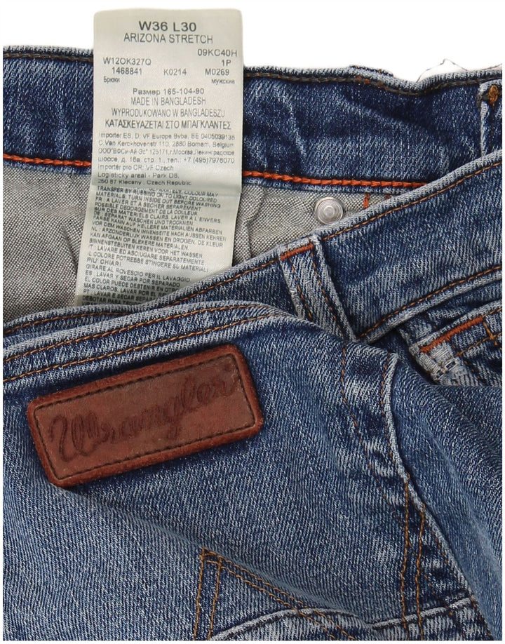 Ανδρικό τζιν ίσιο WRANGLER Arizona Stretch W36 L30 Μπλε βαμβακερό