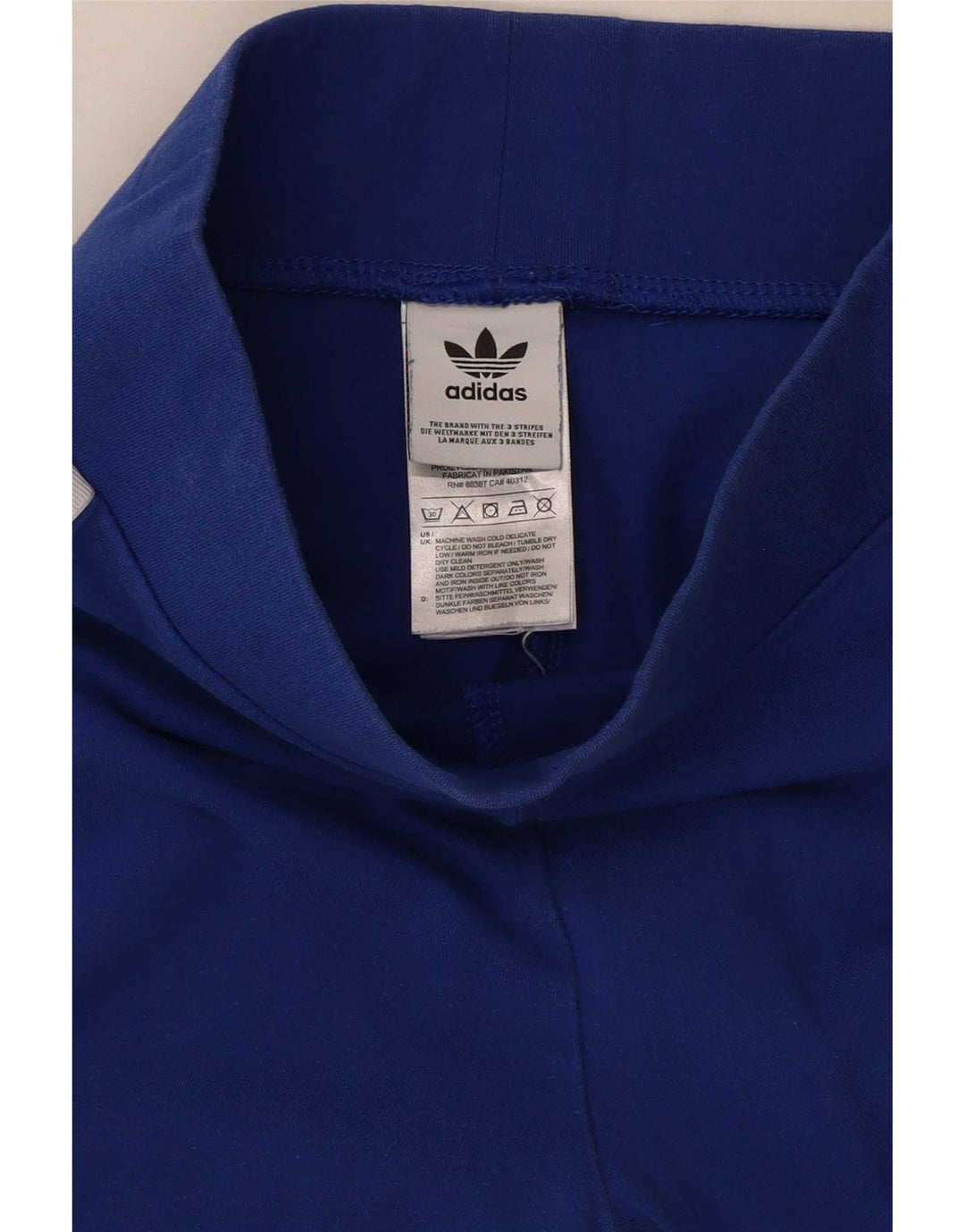 Adidas Γυναικείο Κολάν UK 8 Small Blue βαμβακερό