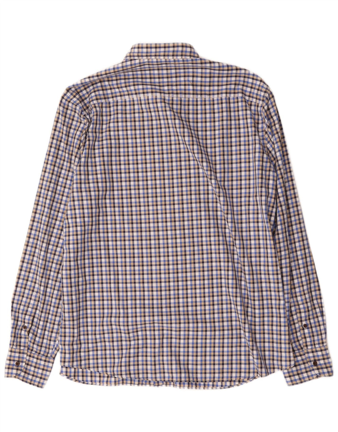 Ανδρικό πουκάμισο Massimo Dutti 2XL Blue Check