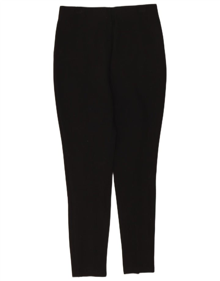 Zara Γυναικείο Ψηλόμεσο Παντελόνι μεσαίο W28 L25 Μαύρο βισκόζη