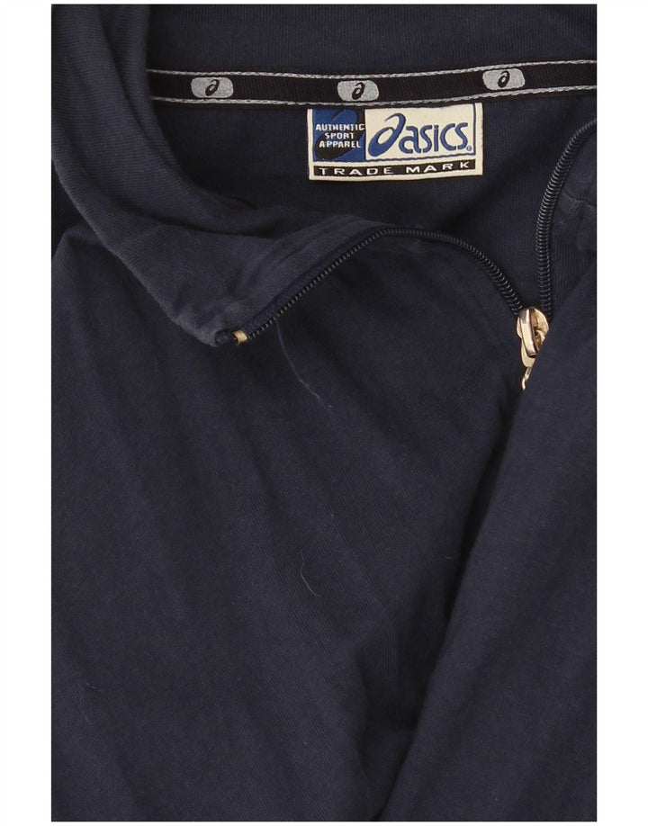 Ανδρική φόρμα Asics Top Jacket Small Navy Blue