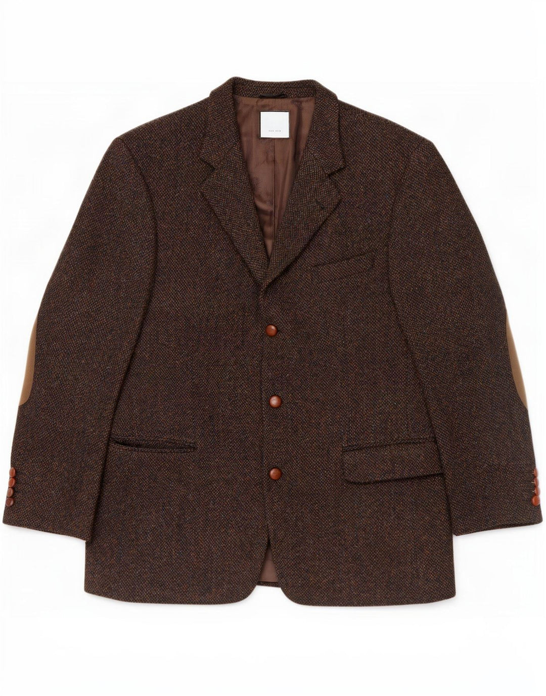 Ανδρικό μπουφάν Harris Tweed Mario Barutti 3 Button Blazer IT 50 Large Brown