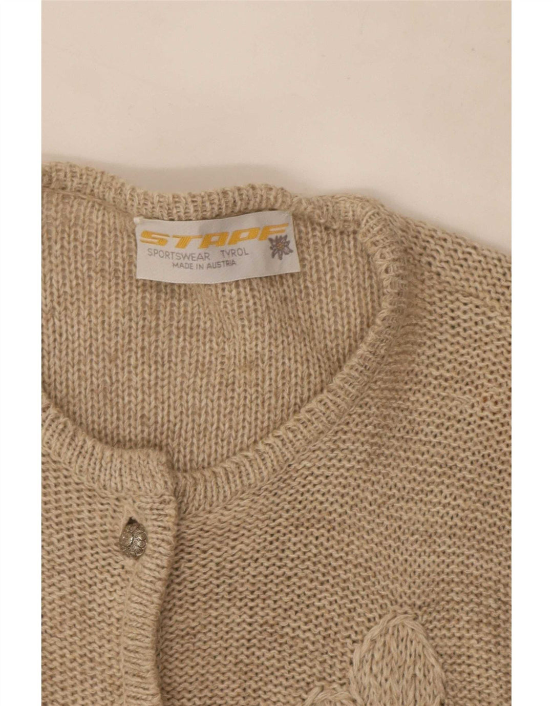 Stapf Γυναικείο πουλόβερ UK 12 Medium Beige Floral