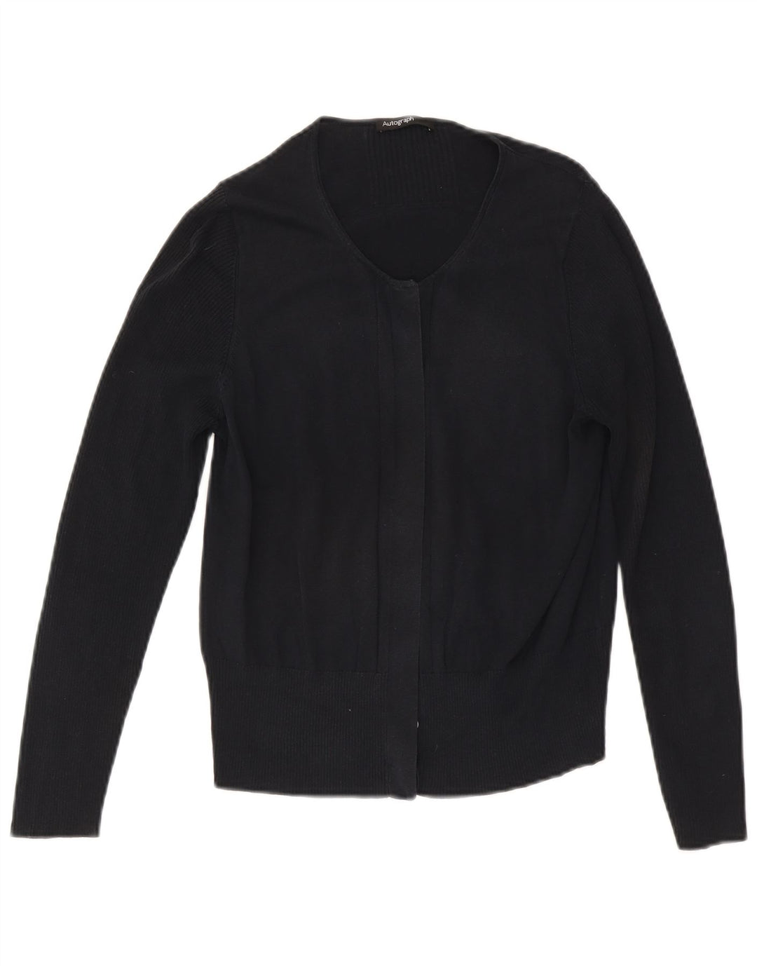 Marks & Spencer Γυναικείο πουλόβερ ζακέτα Autograph UK 16 Large Navy Blue