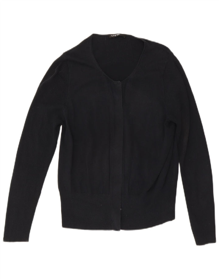 Marks & Spencer Γυναικείο πουλόβερ ζακέτα Autograph UK 16 Large Navy Blue