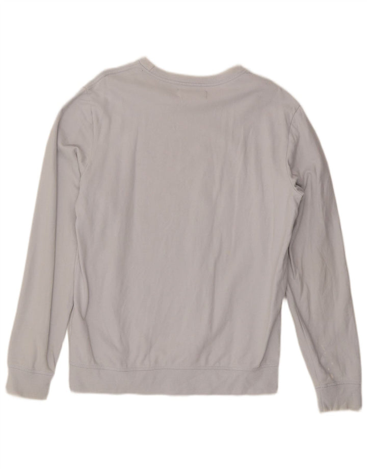 ALL SAINTS Ανδρικό Φούτερ Jumper Μικρό Μπλε Βαμβακερό