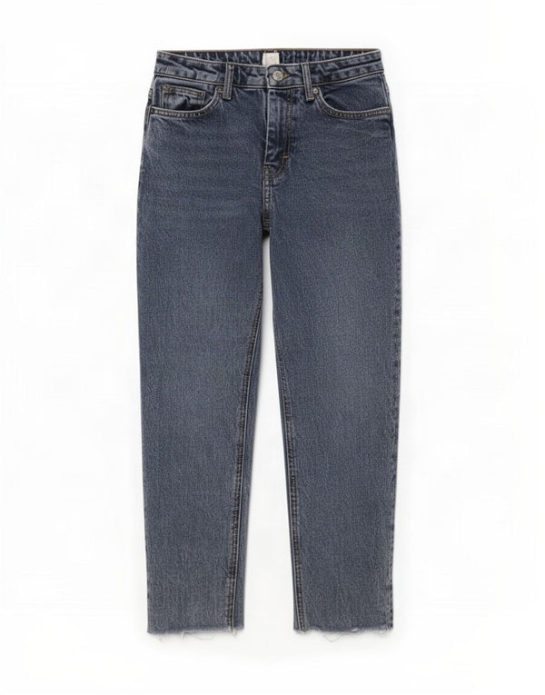 Topshop Γυναικείο τζιν κωνικό W26 L24 Μπλε βαμβακερό