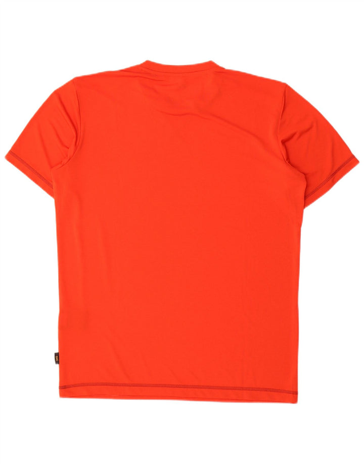 Jack Wolfskin Ανδρικό T-Shirt Top UK 40 Medium Orange Polyester
