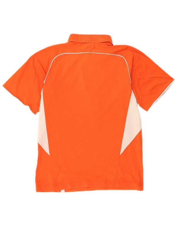 Μπλουζάκι πόλο Nike Boys Dri Fit 12-13 ετών Μεγάλο πορτοκαλί βαμβακερό χρώμα