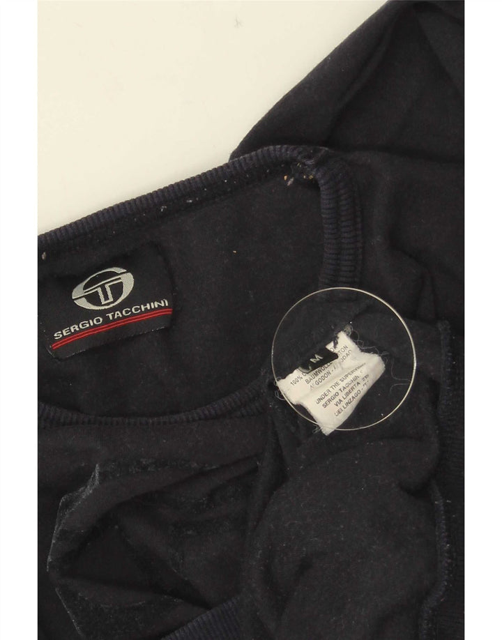 Sergio Tacchini Γυναικείο τοπ με γραφικό μακρυμάνικο 12 μεσαίο μπλε ναυτικό