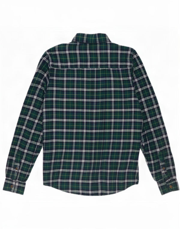 Superdry Γυναικείο Φανελένιο Πουκάμισο UK 14 Large Green Check Cotton