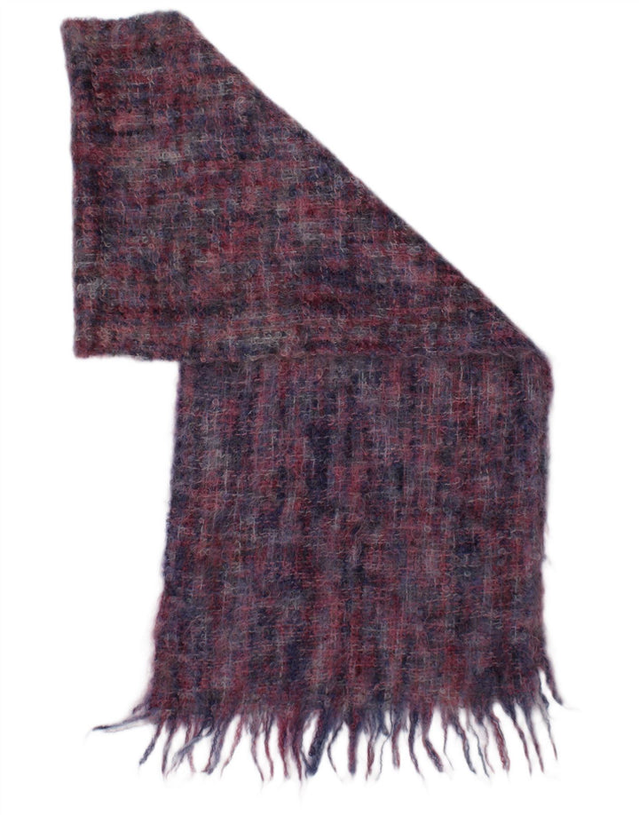 Vintage Γυναικείο Ορθογώνιο Φουλάρι Μονόχρωμο Έλεγχο