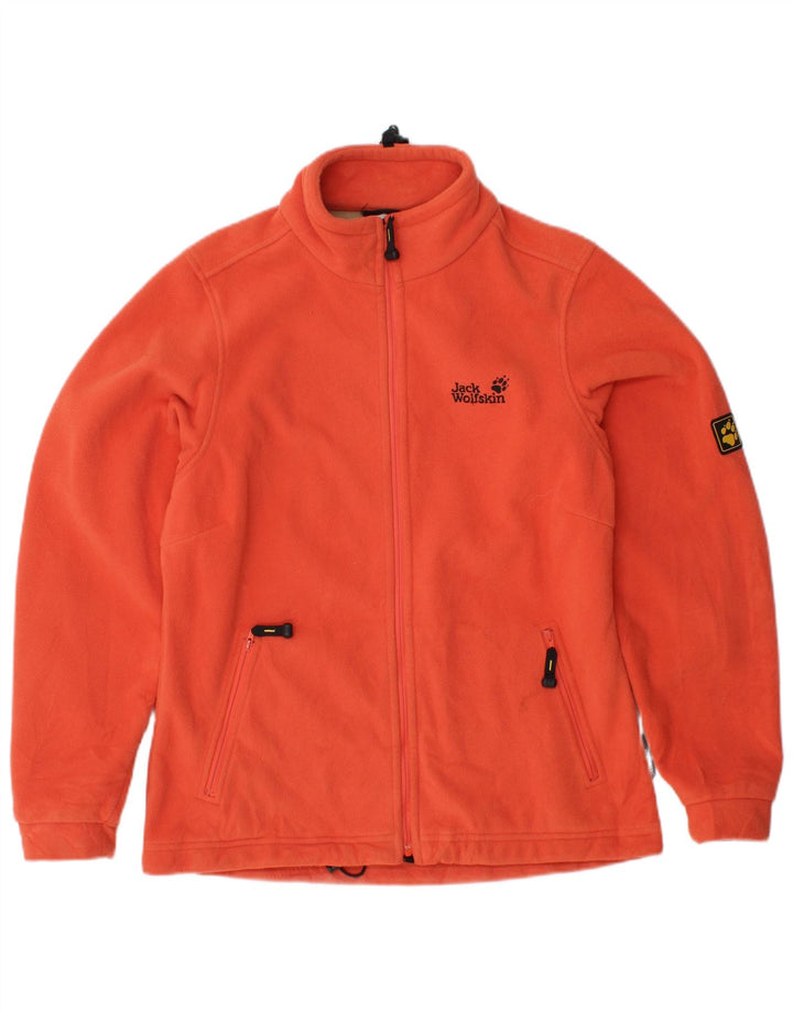 JACK WOLFSKIN Γυναικείο Fleece Jacket UK 10 Small Orange