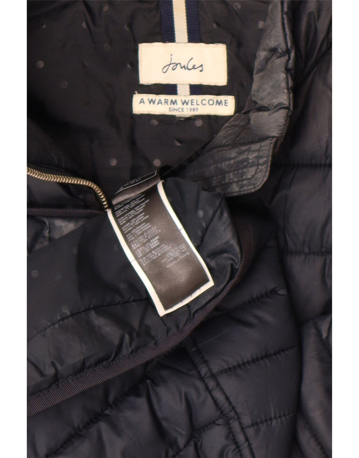 Joules Γυναικείο padded Gilet UK 16 Large Μαύρος Πολυεστέρας