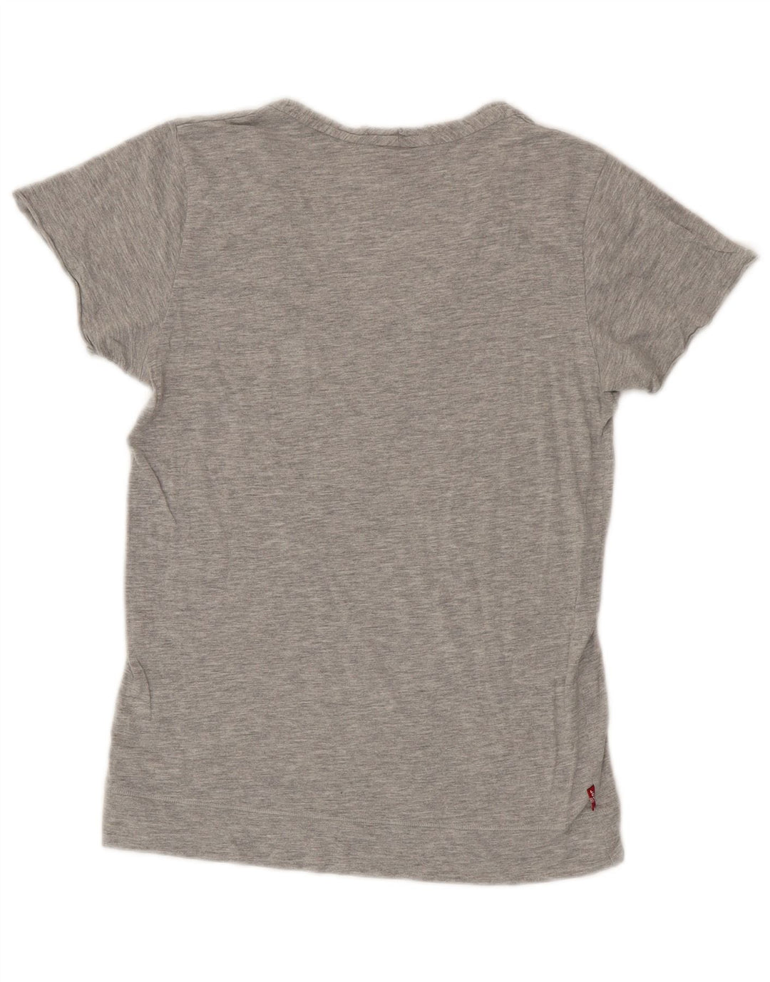 Γυναικείο T-Shirt Levi's Top UK 14 Large Grey Cotton