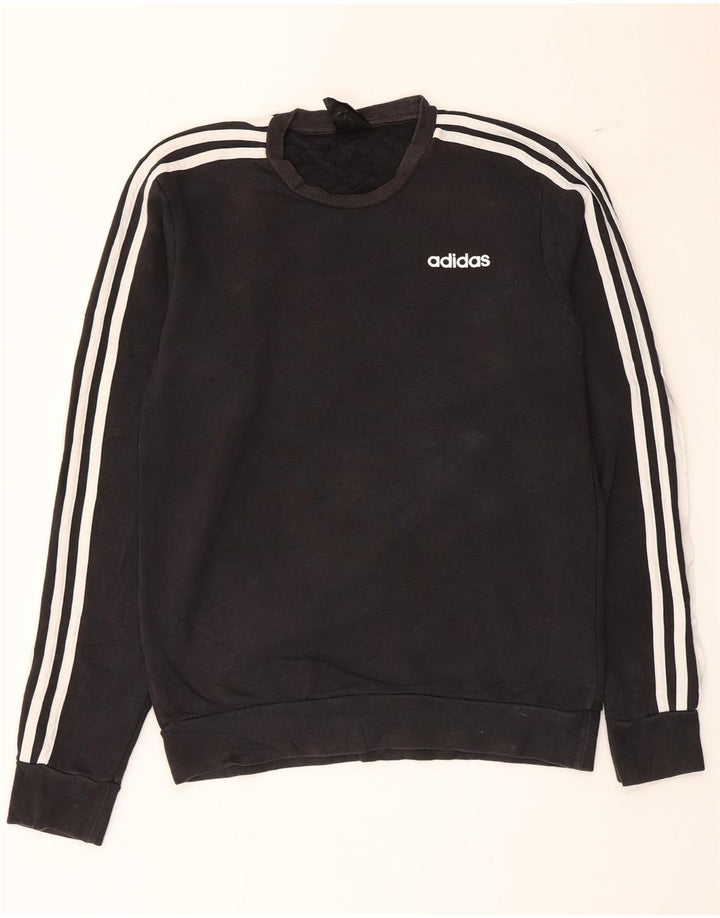 Ανδρικό φούτερ Adidas Jumper Μικρό μαύρο βαμβακερό