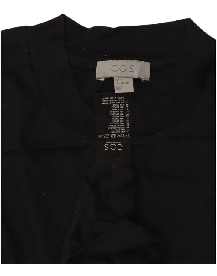 Ανδρικό T-Shirt Cos Top από μεσαίο μπλε ναυτικό βαμβακερό