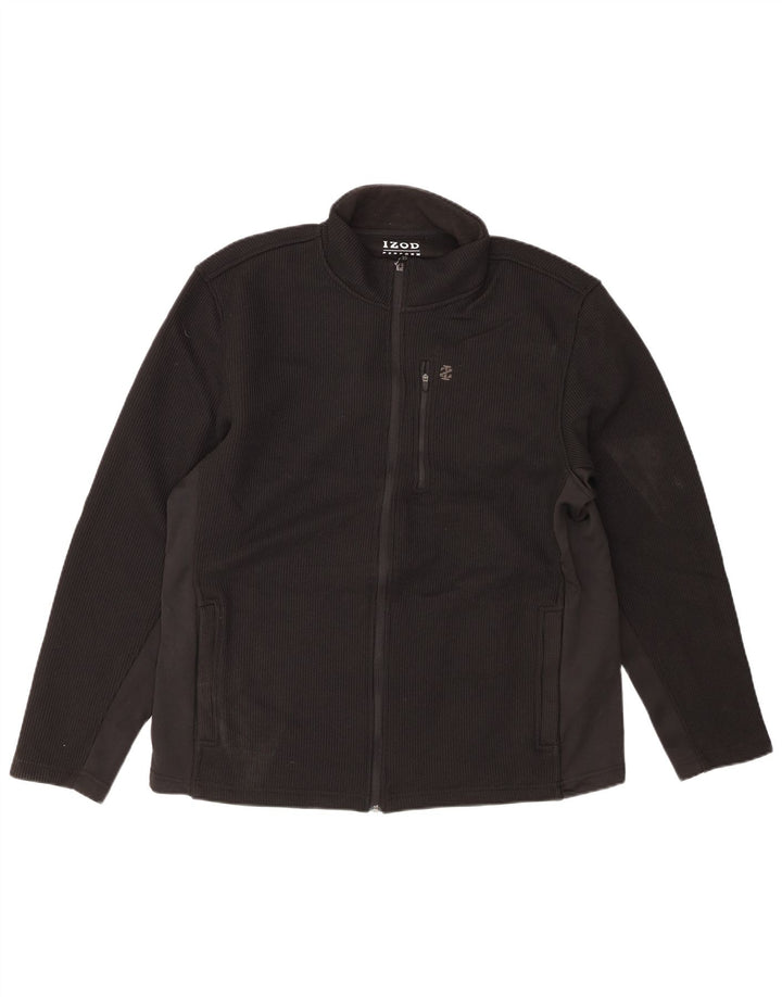 Ανδρική φόρμα IZOD Top Jacket Μαύρο Πολυεστέρας