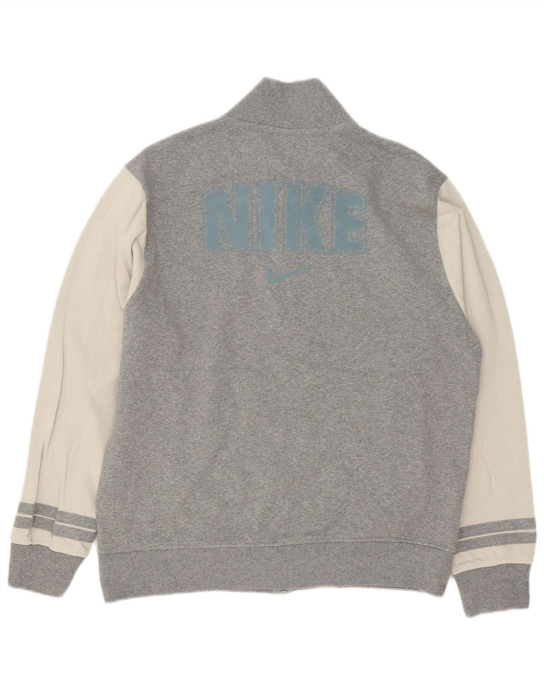 Ανδρική φόρμα φόρμας Nike με γραφικές φόρμες Nike Μπουφάν μεσαίου γκρι χρώματος βαμβακερό