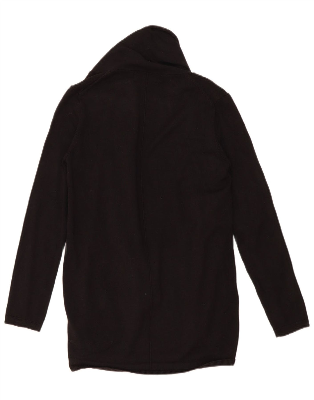 Zara Γυναικείο Ανοιχτό Ζακέτα UK 12 Medium Black