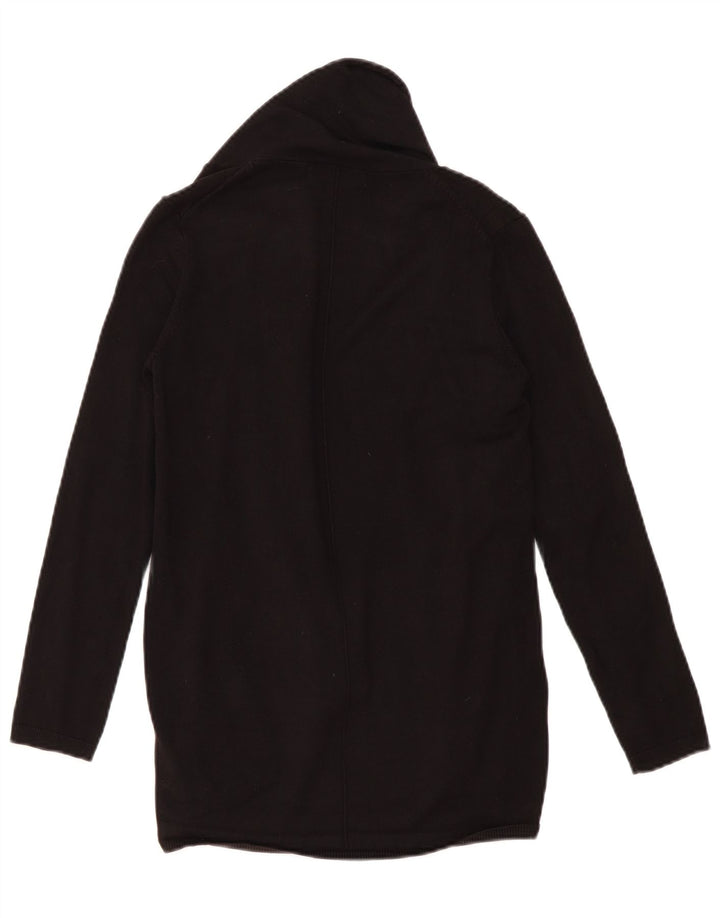 Zara Γυναικείο Ανοιχτό Ζακέτα UK 12 Medium Black