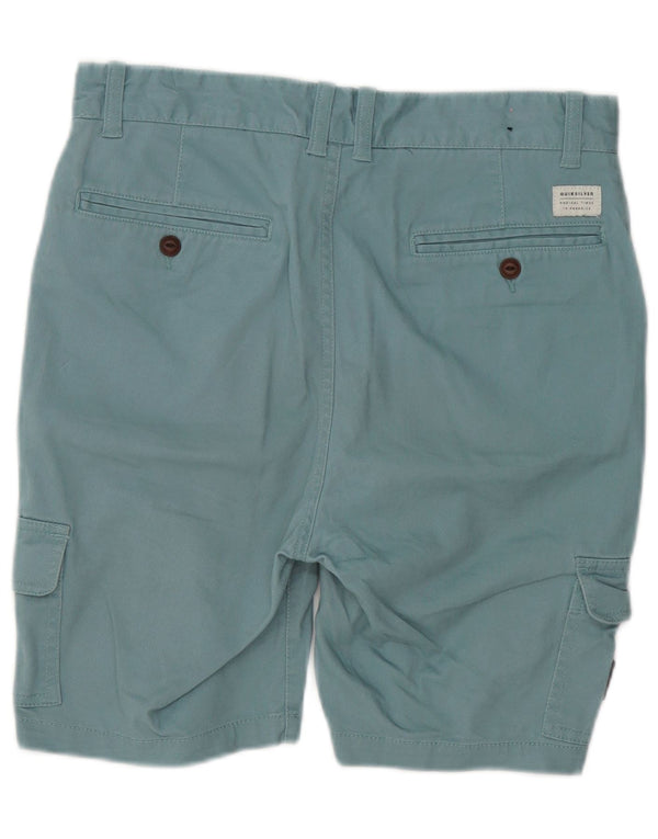 Quiksilver Boys Straight Fit Taper Σορτς Cargo 15-16 ετών W30 Μπλε βαμβακερό
