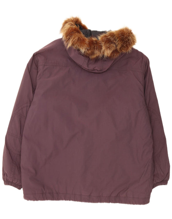 Belfe Ανδρικό μπουφάν Parka με κουκούλα IT 54 2XL νάιλον μπορντό