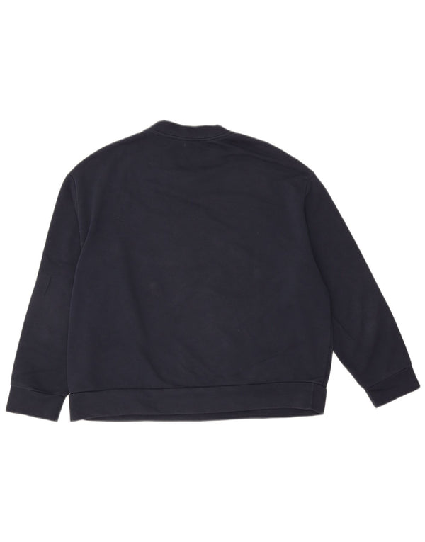 Marks & Spencer Γυναικεία γραφική φούτερ Jumper UK 14 Medium Navy Blue