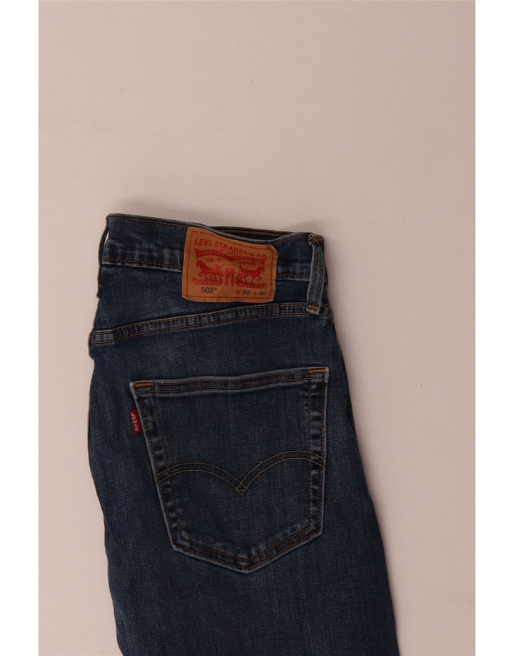 LEVI'S Ανδρικό τζιν 502 κωνικό W30 L30 Μπλε βαμβακερό